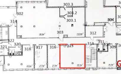 Аренда помещения, Минск, Лучины ул., 5,  от 37.4 до 55.1 кв.м.. Фото 2