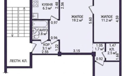 Купить 3-комнатную квартиру, Молодечно, Великий Гостинец ул., 74. Фото 2