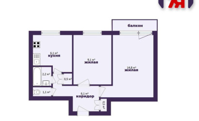 Купить 2-комнатную квартиру, Минск, Уборевича ул., 20 (Заводской район). Фото 19