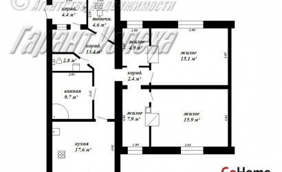 Купить 4-комнатную квартиру, Слобудка, ул. д. Слобудка. Фото 8