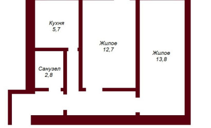 Купить 2-комнатную квартиру, Брест, ул. Советская, д. . Фото 7