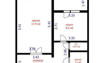 Купить 1-комнатную квартиру, Минск, Есенина ул., 31/3 (Московский район). Фото 21