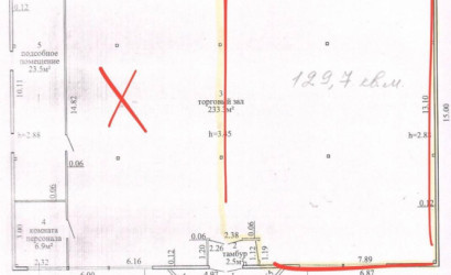 Аренда торгового помещения, Слуцк, Ленина ул., 51,  129.7 кв.м.. Фото 2