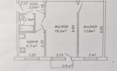 Купить 2-комнатную квартиру, Минск, Бирюзова ул., 25 (Фрунзенский район). Фото 14