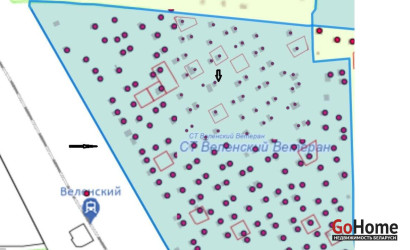 Купить участок, Веленский Ветеран, 4 соток. Фото 2