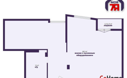 Купить 2-комнатную квартиру, Минск, Мстиславца ул., 20 (Первомайский район). Фото 22