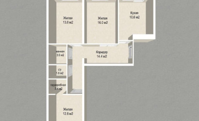 Купить 3-комнатную квартиру, Минск, Филимонова ул., 9 (Партизанский район). Фото 22