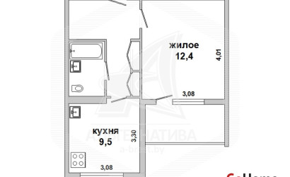Купить 1-комнатную квартиру, Брест, Заводская, пер. Заводской 3-й. Фото 11