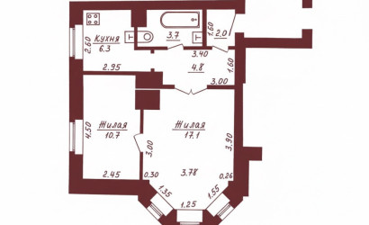 Купить 2-комнатную квартиру, Гродно, Гагарина, 16. Фото 4