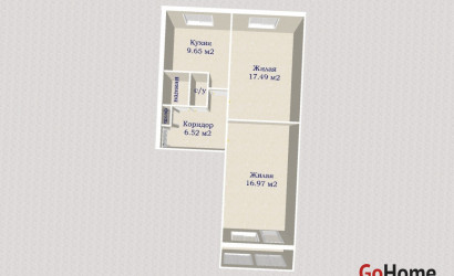 Купить 2-комнатную квартиру, Минск, ул. Воронянского, д. 52 (Октябрьский район). Фото 3