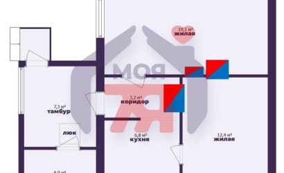 Купить 2-комнатную квартиру, Молодечно, Литейный пер.. Фото 6