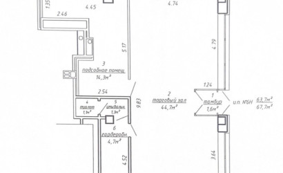 Аренда торгового помещения, Минск, Независимости просп., 168,  67.7 кв.м.. Фото 10