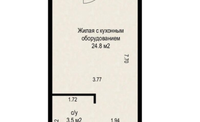 Купить 1-комнатную квартиру, Минск, Брилевская ул., 37 (Октябрьский район). Фото 32