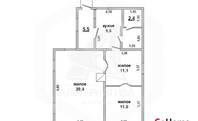 Купить дом, Ленинский, Ленинский с/с, 18.95 соток. Фото 1