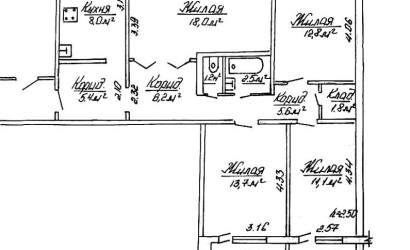 Купить 4-комнатную квартиру, Гродно, Болдина, 6В. Фото 18
