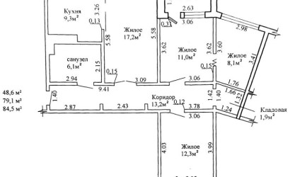 Купить 4-комнатную квартиру, Барановичи, Наконечникова, 17/6. Фото 27