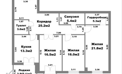 Купить 3-комнатную квартиру, Минск, Тимирязева ул., 132(Центральный район). Фото 1