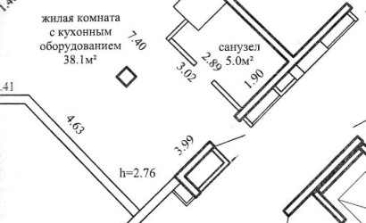 Купить 1-комнатную квартиру, Гродно, Фолюш, 22А. Фото 7
