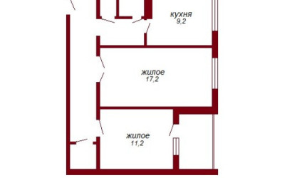 Купить 2-комнатную квартиру, Брест, ул. Сябровская, д. . Фото 11