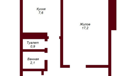 Купить 1-комнатную квартиру, Брест, ул. Пушкинская. Фото 12