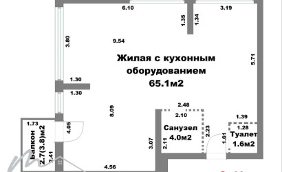 Купить 3-комнатную квартиру, Минск, Левина ул., 9 (Октябрьский район). Фото 2