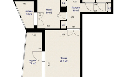 Купить 1-комнатную квартиру, Минск, ул. Славинского, д. 43 (Первомайский район). Фото 18