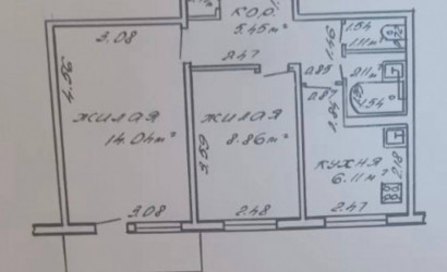Купить 2-комнатную квартиру, Гомель, ул. Минская, д. 36. Фото 13