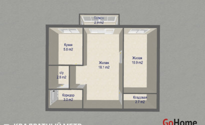 Купить 2-комнатную квартиру, Минск, ул. Платонова, д. 33/1 (Советский район). Фото 19