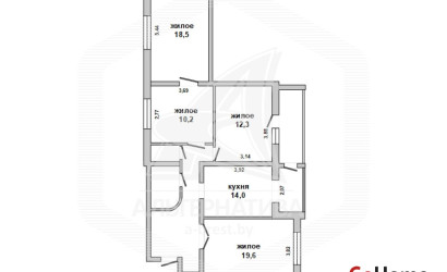 Купить 4-комнатную квартиру, Брест, Дубровка, ул. Дубровская. Фото 1