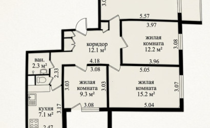Купить 4-комнатную квартиру, Минск, Кунцевщина ул., 36 (Фрунзенский район). Фото 20
