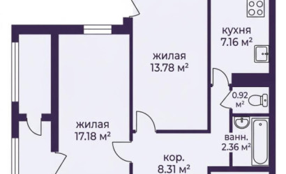 Купить 2-комнатную квартиру, Минск, Звязда газеты просп., 10/1 (Московский район). Фото 18