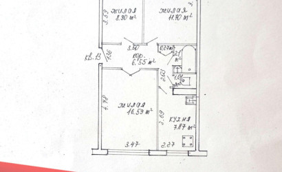 Купить 3-комнатную квартиру, Минск, Жудро ул., 7 (Фрунзенский район). Фото 1