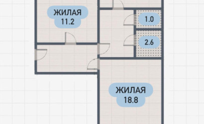 Купить 2-комнатную квартиру, Жабинка, Кирова ул.. Фото 2