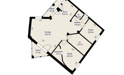 Купить 3-комнатную квартиру, Минск, Победителей просп., 57(Центральный район). Фото 36