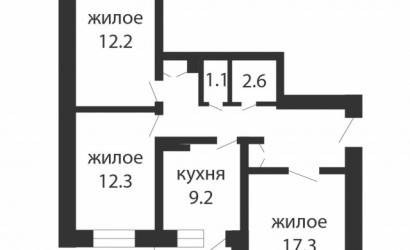 Купить 3-комнатную квартиру, Брест, Суворова ул.. Фото 2