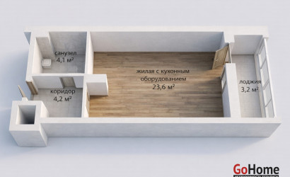 Купить 1-комнатную квартиру, Минск, ул. Рафиева, д. 54а (Московский район). Фото 19