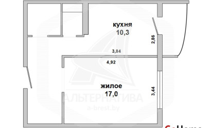 Купить 1-комнатную квартиру, Брест, Восток, ул. Московская. Фото 11