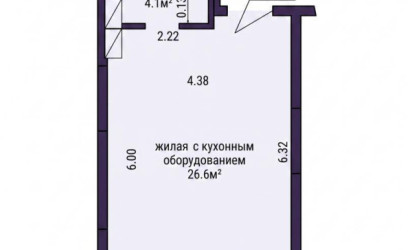 Купить 1-комнатную квартиру, Минск, Савицкого ул., 23 (Октябрьский район). Фото 2