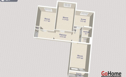 Купить 3-комнатную квартиру, Минск, Бачило ул., 30 (Заводской район). Фото 24