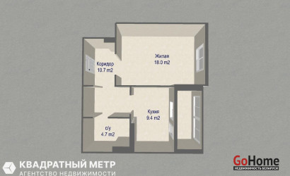 Купить 1-комнатную квартиру, Минск, Карского ул., 25 (Фрунзенский район). Фото 1