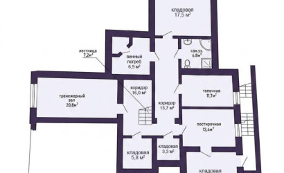  3-этаж.(444 м2), Крыжовка(Академическая ул.)