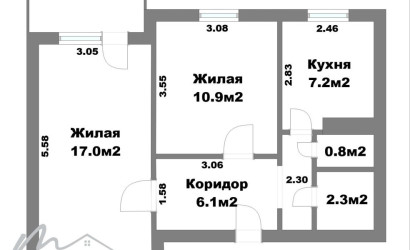 Купить 2-комнатную квартиру, Столбцы, Центральная ул., 17. Фото 32