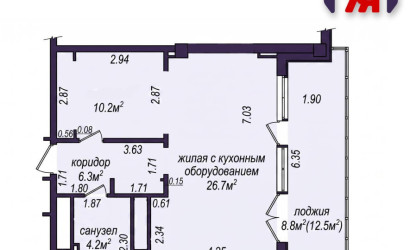 Купить 1-комнатную квартиру, Минск, Богдановича ул., 140 (Советский район). Фото 31