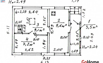 Купить дом в деревне, Подлесье, 3.8 соток. Фото 13