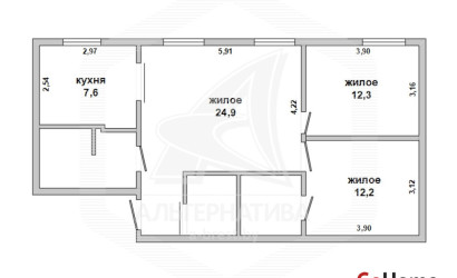 Купить 3-комнатную квартиру, Брест, Центр, ул. Советская. Фото 21
