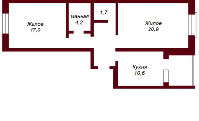 Купить 2-комнатную квартиру, Брест, ул. Рябцева, д. . Фото 11