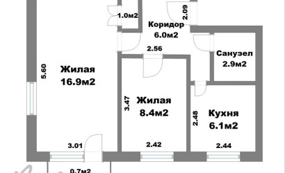 Купить 2-комнатную квартиру, Минск, Бирюзова ул., 23 (Фрунзенский район). Фото 18
