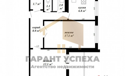 Купить 2-комнатную квартиру, Брест, ул. Суворова, д. . Фото 11