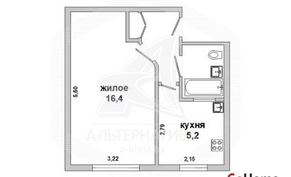 Купить 1-комнатную квартиру, Брест, Гобк, ул. Героев обороны Брестской крепости. Фото 13