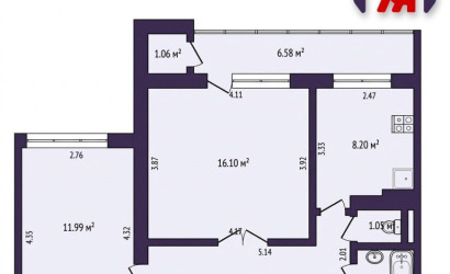 Купить 2-комнатную квартиру, Минск, Логойский тракт, 21/1(Советский район). Фото 21